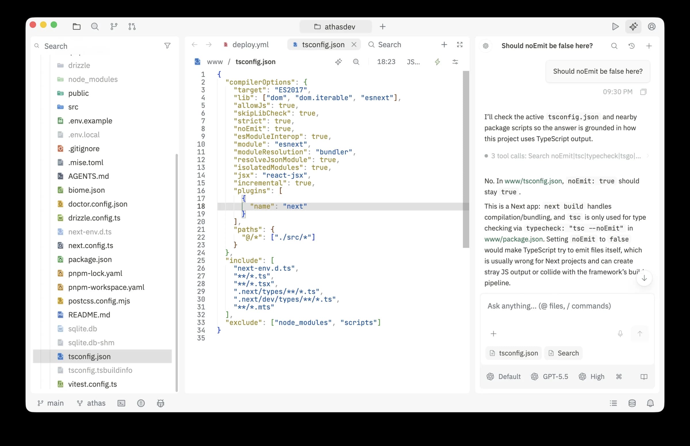 Athas Code Editor