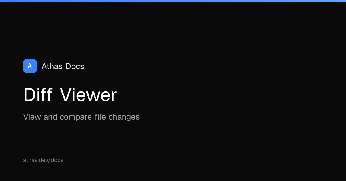 Diff Viewer | Athas Docs
