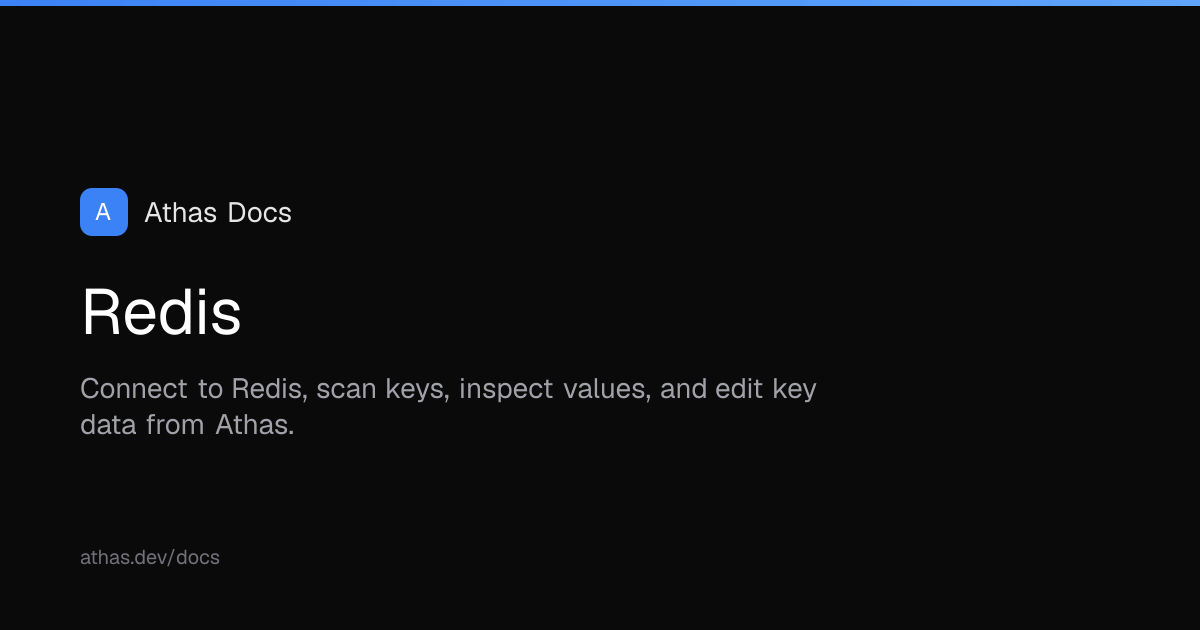 Redis | Athas Docs