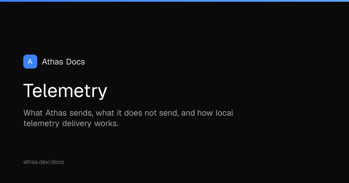 Telemetry | Athas Docs