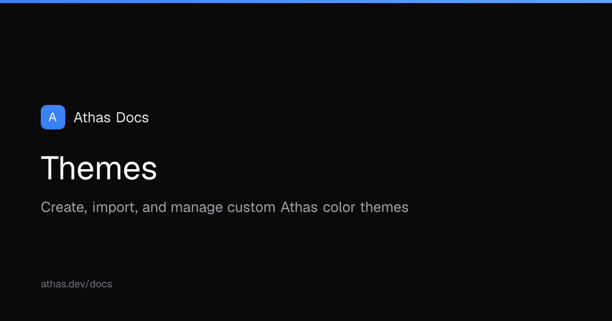 Themes | Athas Docs